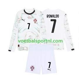 Portugal Cristiano Ronaldo 7 Kind Uit Tenue 2025 L/S